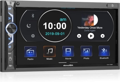 7" Double Din Digital Media Car Stereo Receiver - Lot 450
