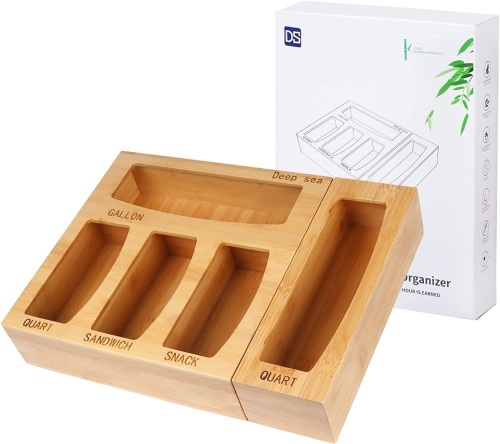 Ziplock Bag Storage Organizer - Lot 455
