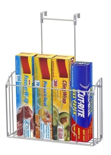 SimpleHouseware Over The Cabinet Door Organizer - Lot 487