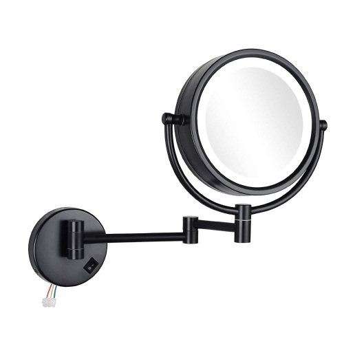 Wall Mounted Hardwired Makeup Mirror w/ LED Light - Lot 488