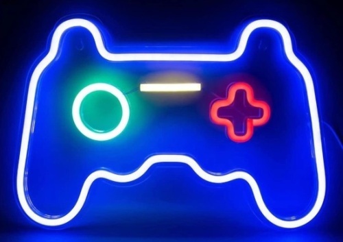 Game Controller Neon Sign Light - Lot 562