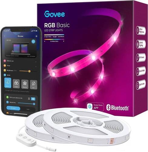 Govee RGB Basic LED Strip Lights, Works - Lot 613