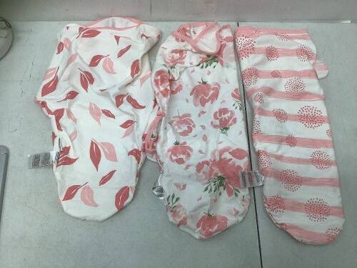 3pk Swaddle Wraps - Lot 678