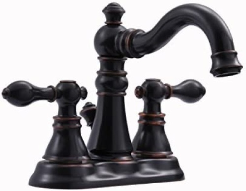 Derengge 4" Two Handle Lavatory Faucet w/ Pop Up Drain - Lot 475