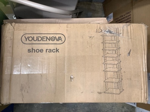 7 Tier Vertical Shoe Rack - Minor Damage - Lot 481