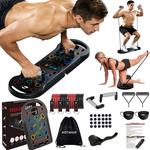 Hotwave Push Up Board & Accessories - Lot 518