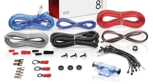 BOSS KIT2 8 Gauge Amplifier Installation Wiring Kit - Lot 602