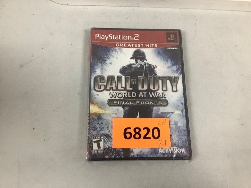 PlayStation 2 Copy of Call of Duty: World at War (Final Frontiers) - Lot 6820