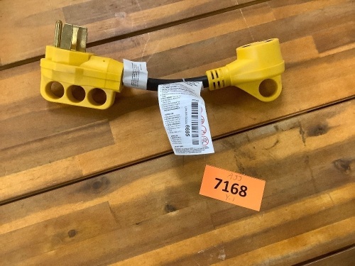 ALEKO RV50-30-12 RV Adapter - 50A Male to 30A Female - 12-Inch - Lot 7168