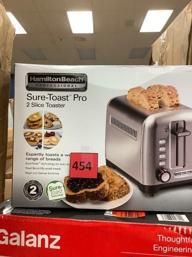 Hamilton Beach Sure Toast Pro 2 Slice Toaster - Lot 454