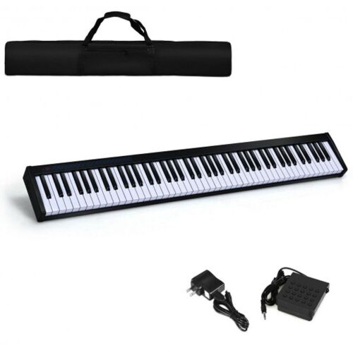 88-Key Portable Electronic Piano with Bluetooth and Voice Function - Lot 137