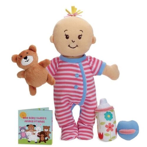 Manhattan Toy Wee Baby Stella Sleepy Time Scents 12" Soft Baby Doll Set - Lot 371