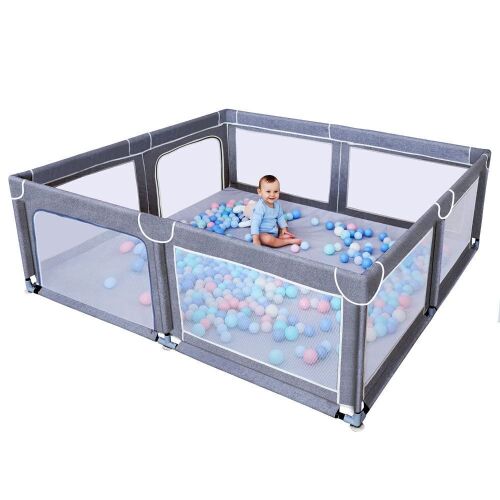 TODALE Extra Large Baby Playard, 79" x 70"  - Lot 381