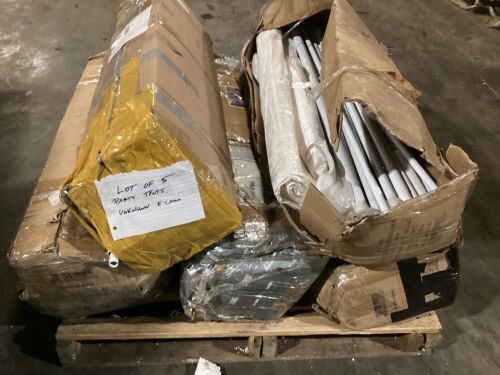 Lot of (5) Outdoor Canopy Party Tents  - Lot 397