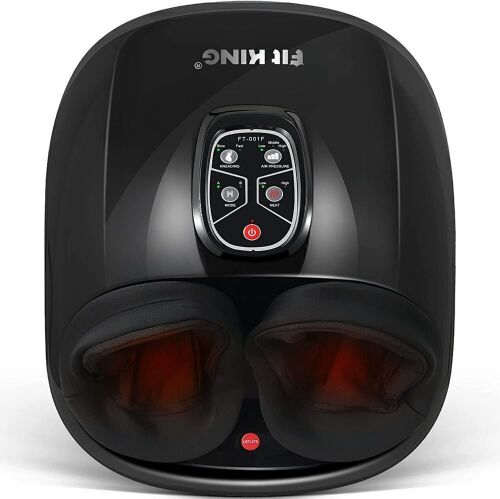 FIT KING Shiatsu Foot Massager Machine with Heat  - Lot 529