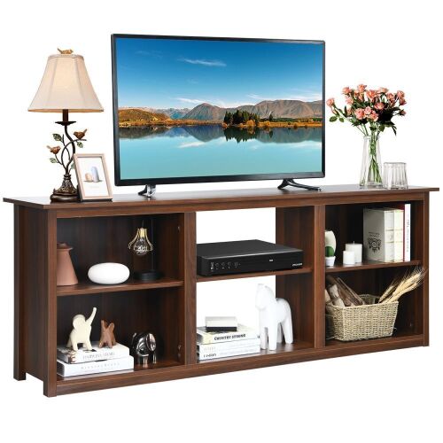 70'' 2-Tier TV Stand Entertainment Media Console Center  - Lot 560