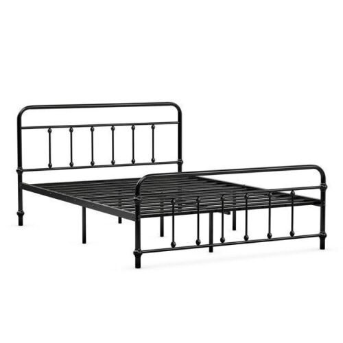  Full Size Metal Bed Frame Mattress Foundation w/ Steel Slats - Lot 570