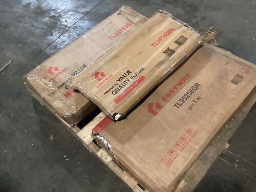 Lot of (3) Metal Storage Shelves - Uninspected - Lot 572