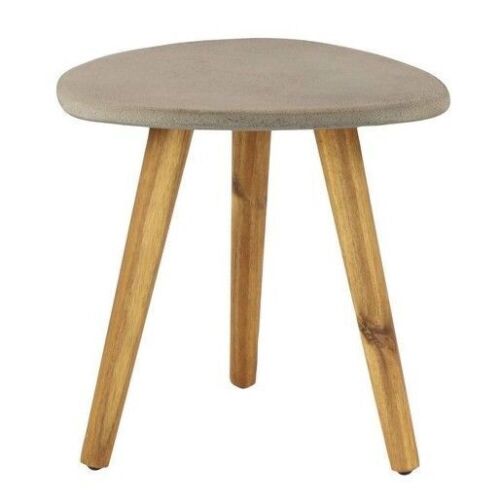 Resin Modern Outdoor Coffee Table - Gray - Lot 619