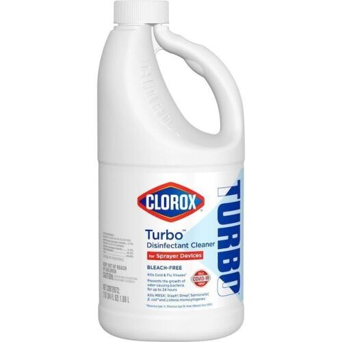 Case of (8) Clorox Turbo 64-fl oz Disinfectant Liquid All-Purpose Cleaner for Sprayer Devices  - Lot 731