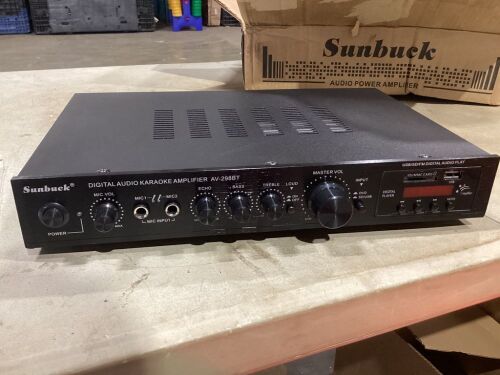Sunbuck AV-298BT 5CH Digital Amplifier - Lot 839