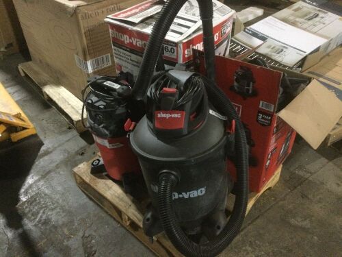 Lot of Craftsman 5 Gal Wet/Dry Vacs - Lot 854