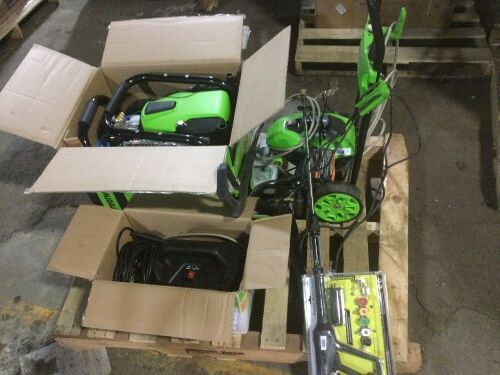 Lot of E-Comm Return Greenworks Pressure Washers  - Lot 959