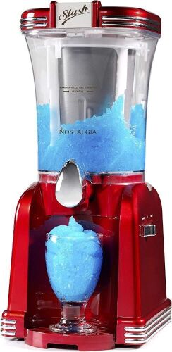 Nostalgia Classic Frozen Drink Maker 32-Ounce Slushie Machine, Retro Red  - Lot 157