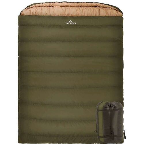 TETON Sports Mammoth 0°F Sleeping Bag Double Wide 94" x 62"  - Lot 102