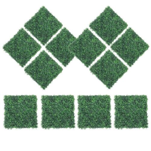 12 PCS 20"x 20" Artificial Boxwood Panels - Lot 466