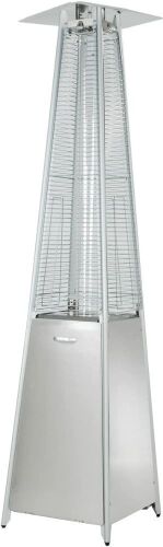 Hiland 91-Inch Tall Quartz Glass Tube Propane Patio Heater - Lot 83
