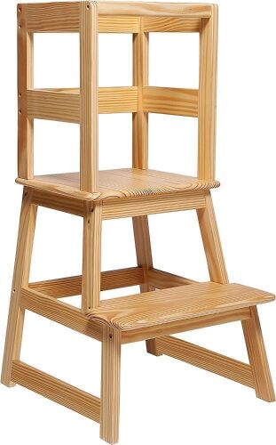 Kids Kitchen Standing Tower Step Stool  - Lot 458