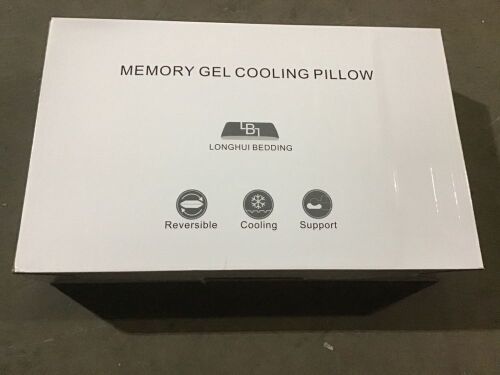Longui Bedding Memory Gel Cooling Pillow  - Lot 435