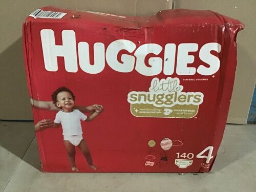 Huggies Little Snugglers Baby Diapers, Size 4, 140 ct - Lot 119