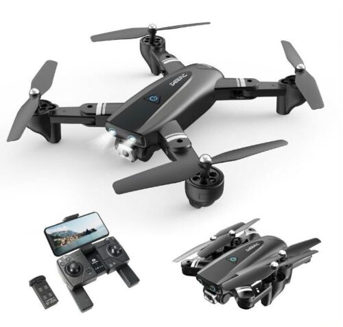 DEERC S167 Foldable GPS Drone with 1080P Camera for Beginners - Lot 884