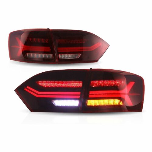 11-14 Volkswagen Jetta 6th Gen (A6) Vland LED Tail Lights With Sequential Turn Signal - Lot 1058
