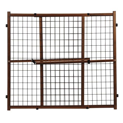 Evenflo Position & Lock Tall & Wide Baby Gate, Pressure-Mounted, Farmhouse Collection  - Lot 262