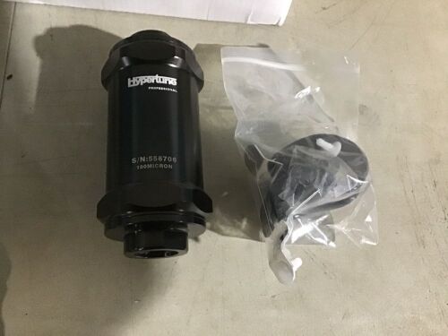 AN6 Inlet/Outlet Fuel Filter E85 Ethanol w/ 100 Micron Stainless Steel Element - Lot 507