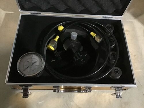 Hydraulic Accumulator Nitrogen Charging Gas Valve Pressure Test Set Kit - Lot 909