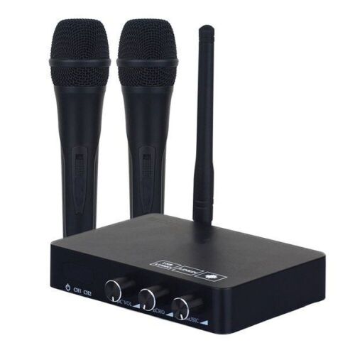 K2 Wireless Mini Family Home Karaoke Echo System Handheld Singing Machine Box Microphone Karaoke Player - Lot 929