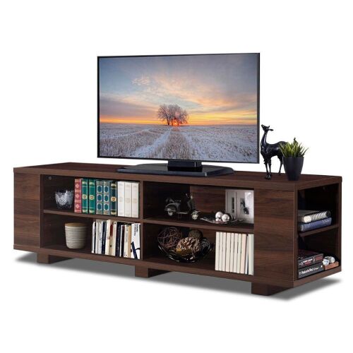 59" Console Storage Entertainment Media Wood Tv Stand - Lot 945