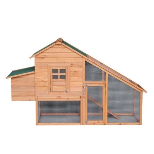 75" Backyard Wooden Chicken Coop  - Lot 308