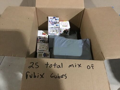 Lot of (25) Assorted Rubiks Cube Puzzle Games  - Lot 189