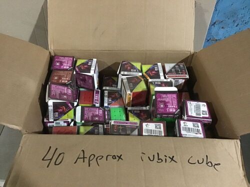 Lot of Approx (40) Rubiks Cube Puzzle Games  - Lot 398