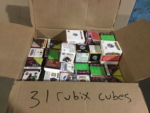 Lot of (31) Rubiks Cube Puzzle Games  - Lot 513