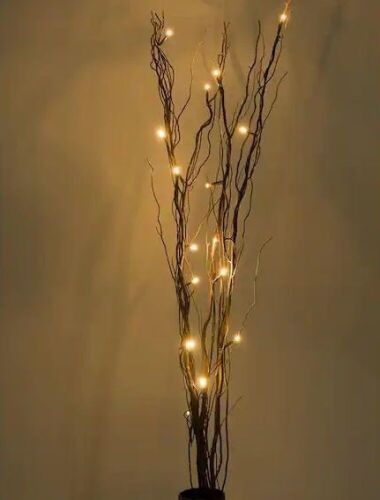 3 ft. 16 LED Natural Willow Twig Artificial Lighted Brown Branch - Lot 768