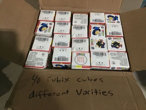 Lot of (40) Assorted Rubiks Cube Puzzle Games  - Lot 781