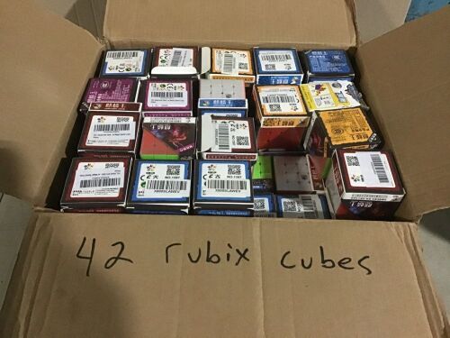 Lot of (42) Rubiks Cube Puzzle Games  - Lot 797