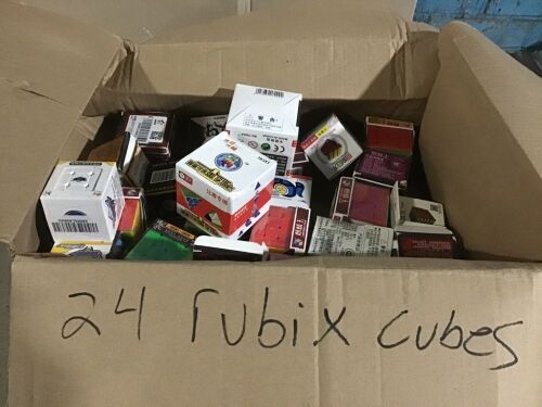 Lot of (24) Rubiks Cube Puzzle Games  - Lot 799