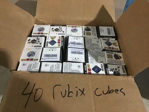 Lot of (40) Rubiks Cube Puzzle Games  - Lot 996